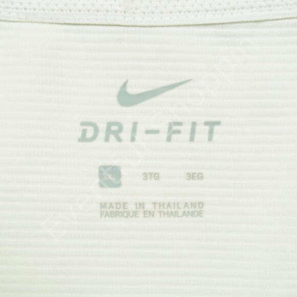 Nike Clemson Tigers Jacket Mens 3XL White Performance On Field Pullover Zip New - Picture 6 of 9